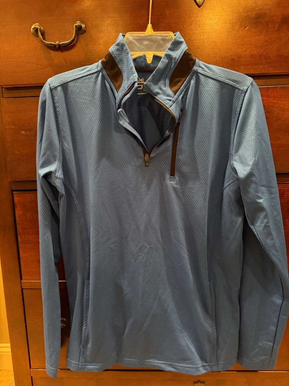 Under Armour Blue Long-Sleeve Quarter-Zip Pullover